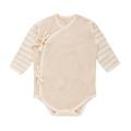 100% Algodão Orgânico Baby Romper